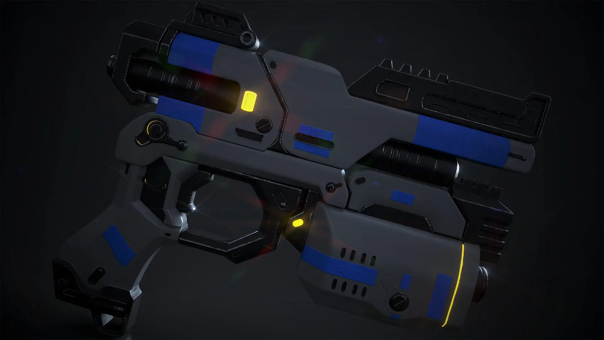 Pistol designed by Harrison Evans