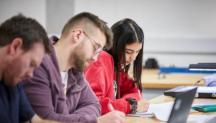 Students in the classroom