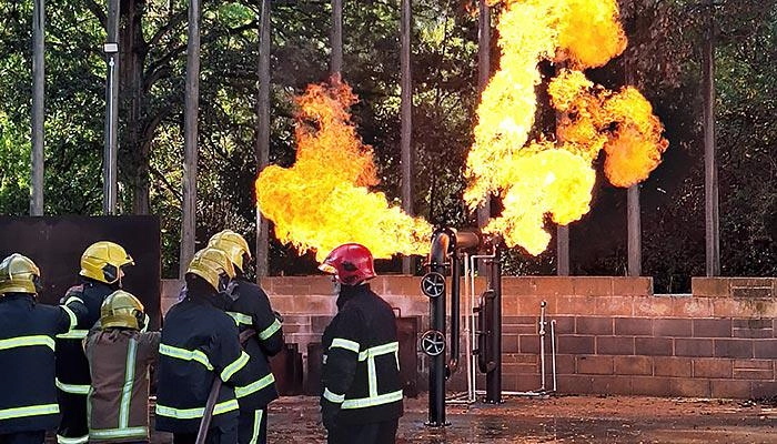 Fire fighting tuition