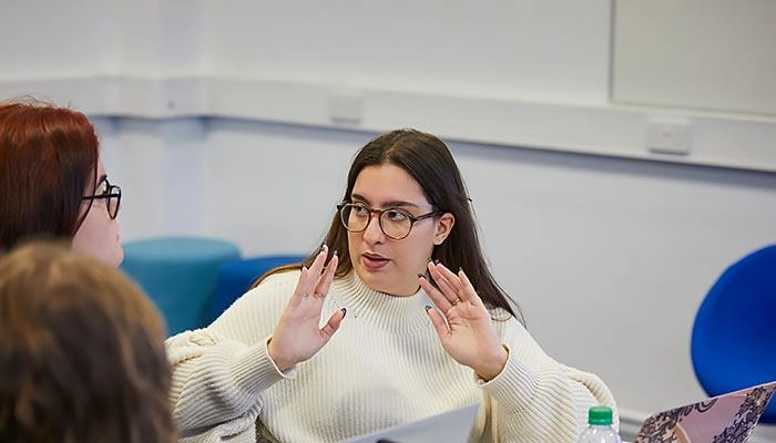 Students in the classroom