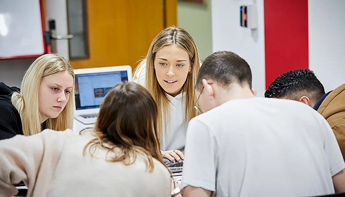 Students in the classroom