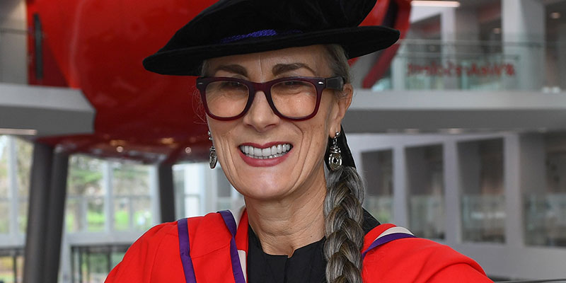 Headshot of Caryn Franklin at graduation