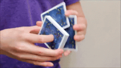 Playing cards magic trick