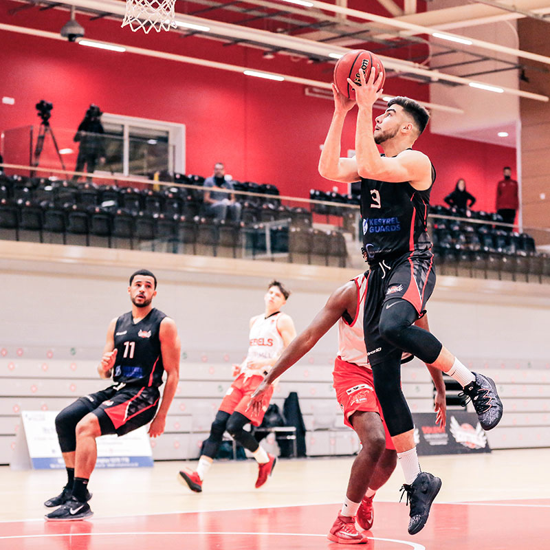 Team Solent Kestrels in action. Image credit Luke Simcock