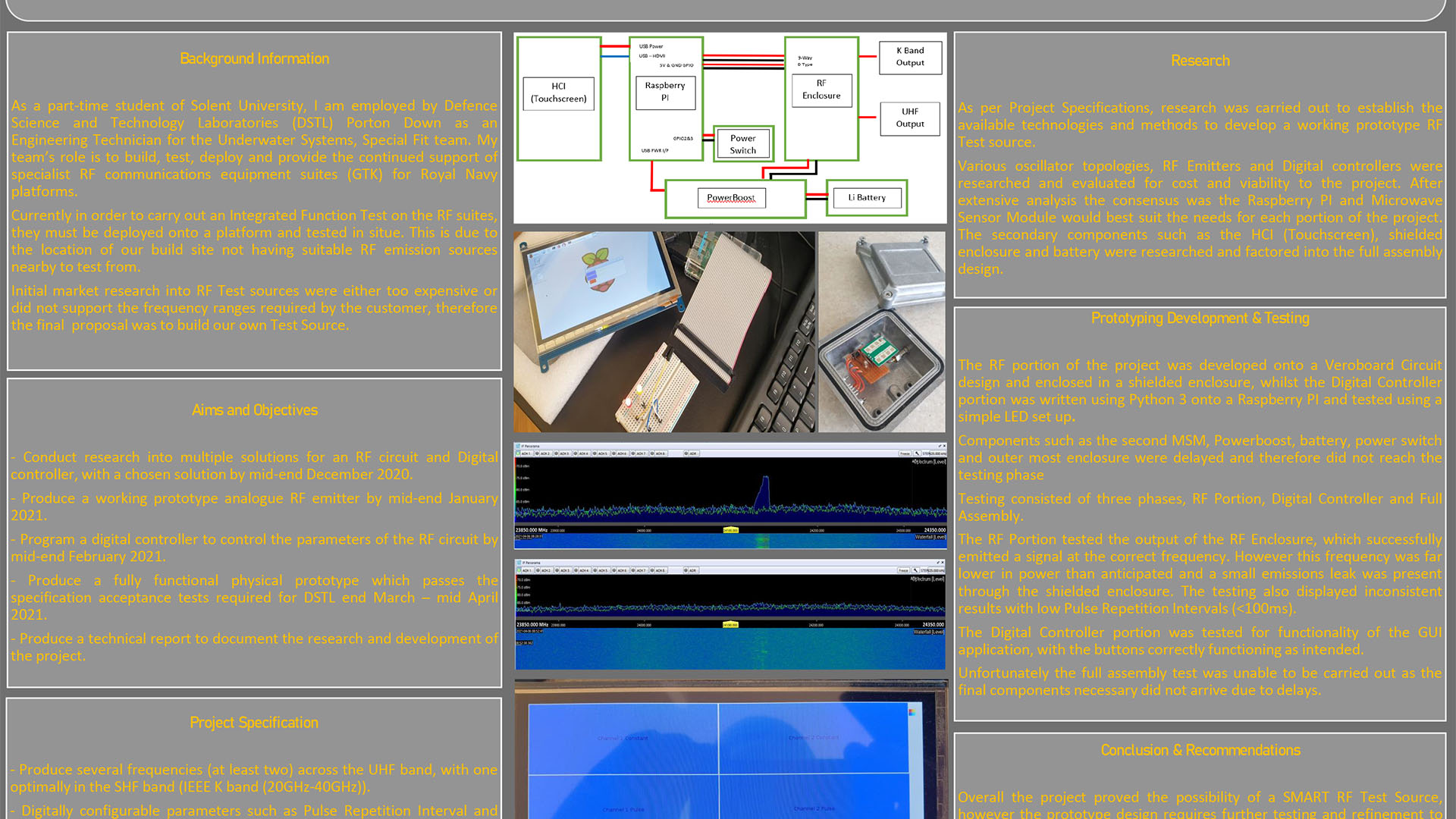 Image shows final major project by Callum Pickering