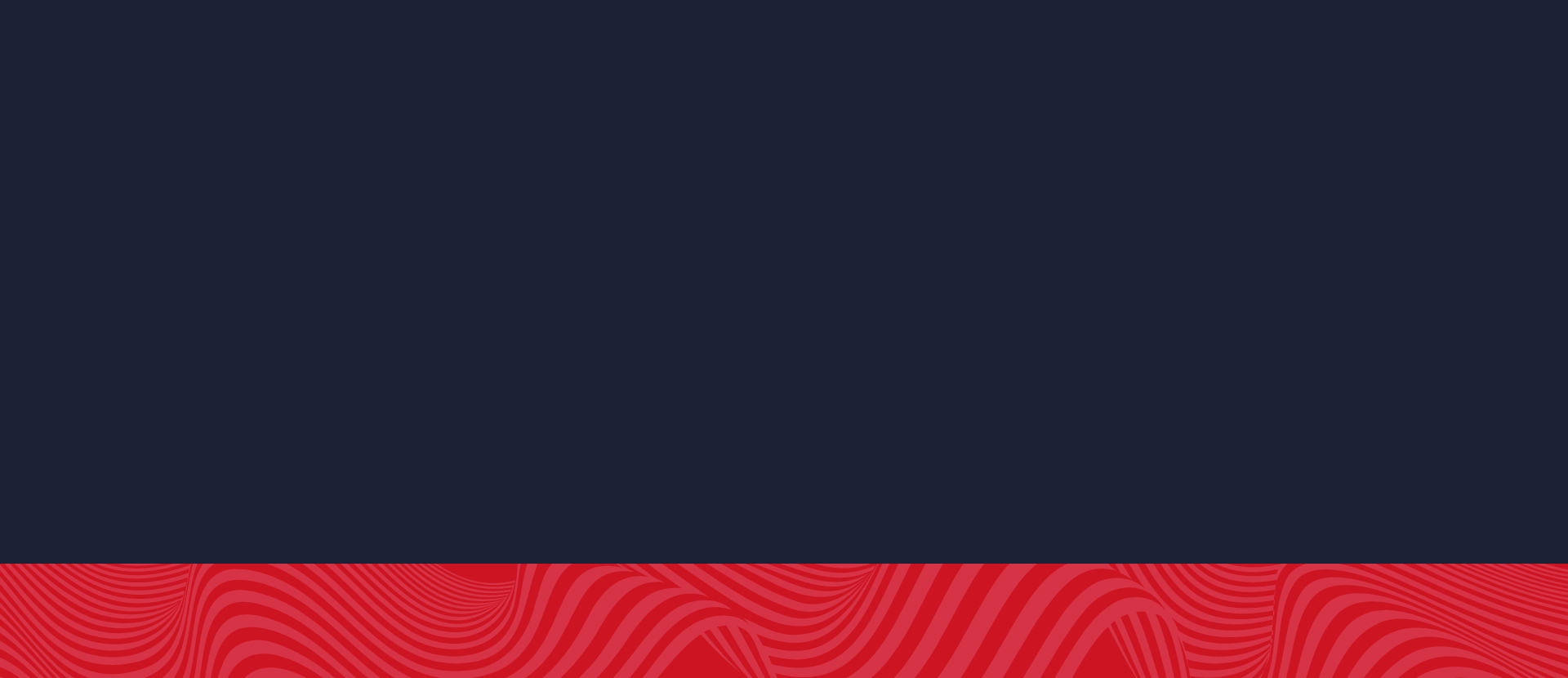 Dark blue background and red wave