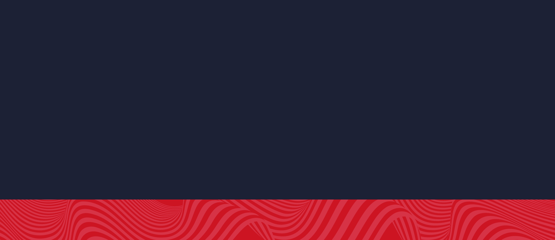 Dark blue background and red wave