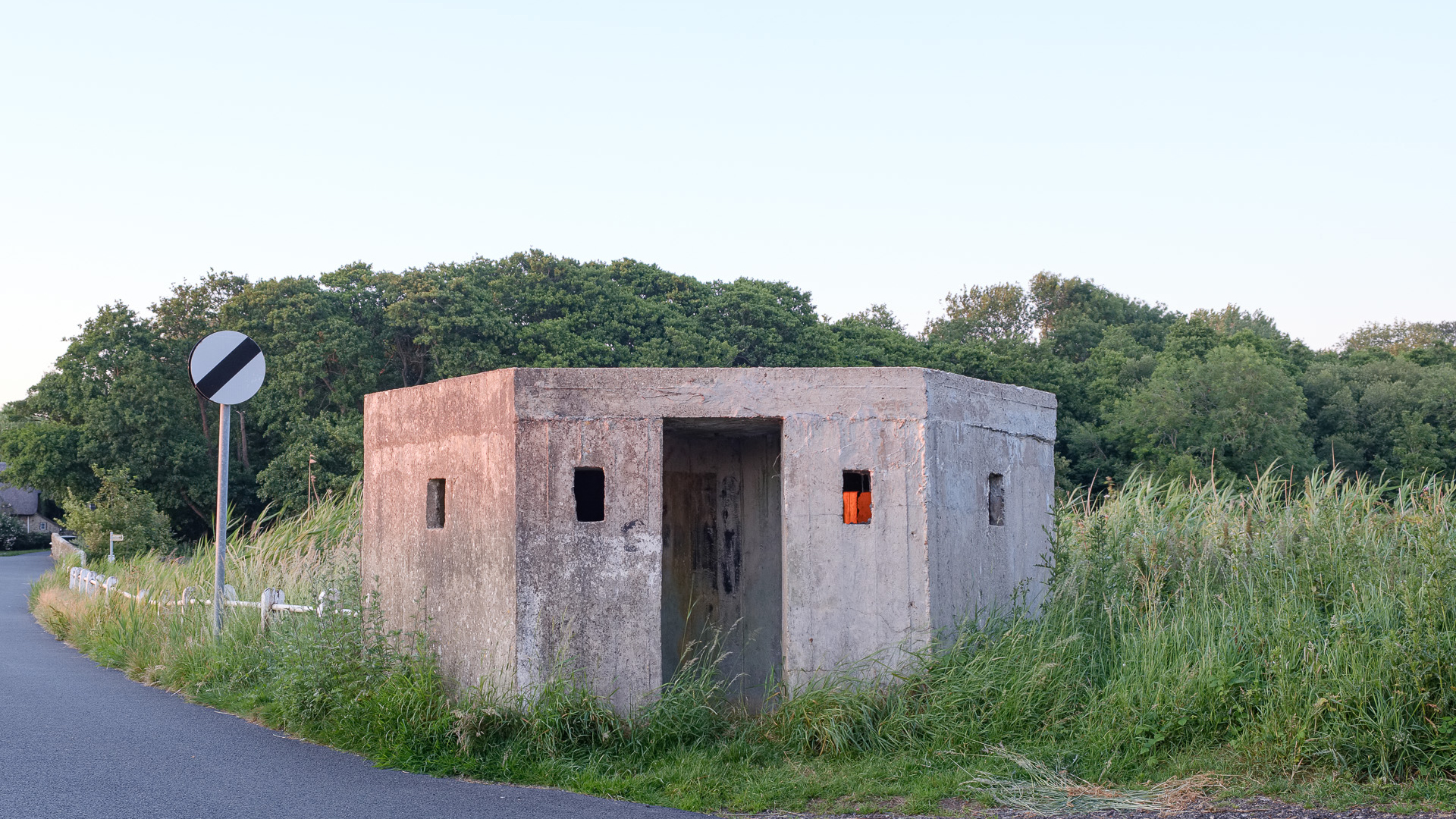 Picture of WW2 Pillbox at the Causeway, Freshwater, one of many placed around the Island in case of invasion.