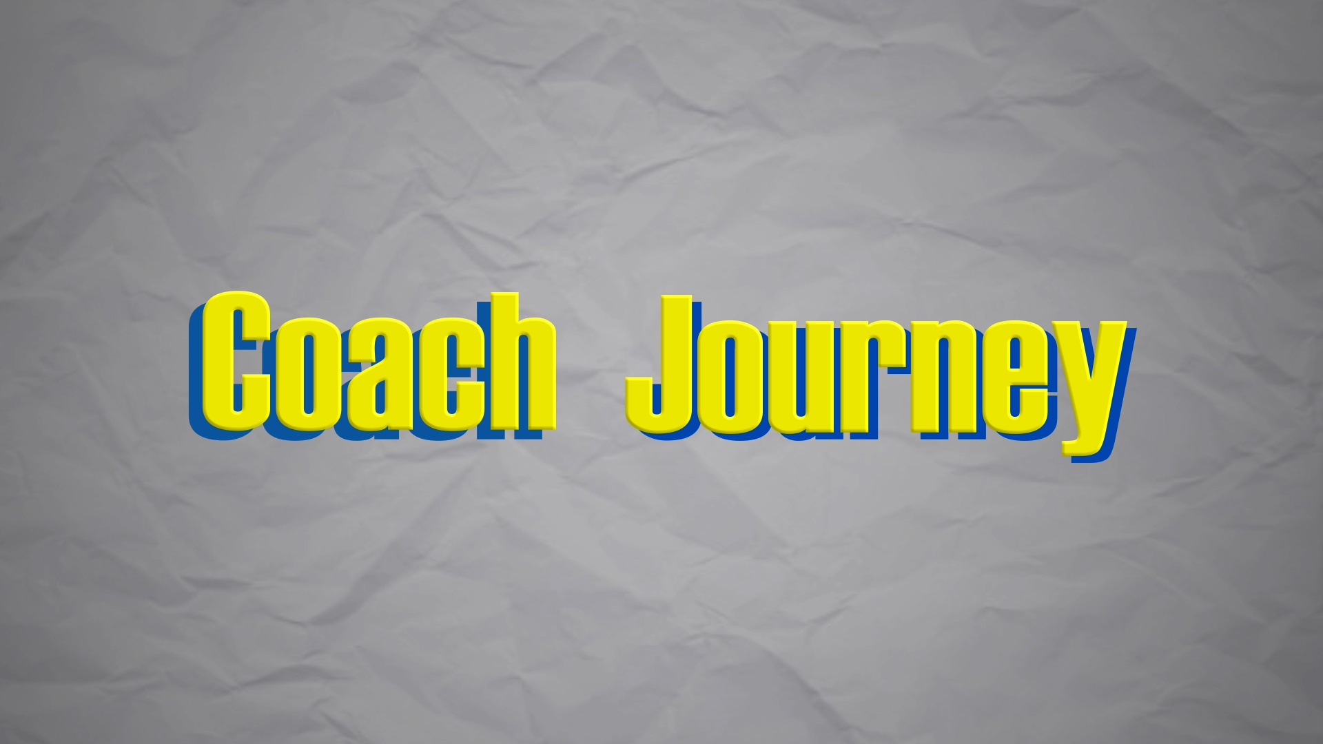 Image reads 'Coach journey' 