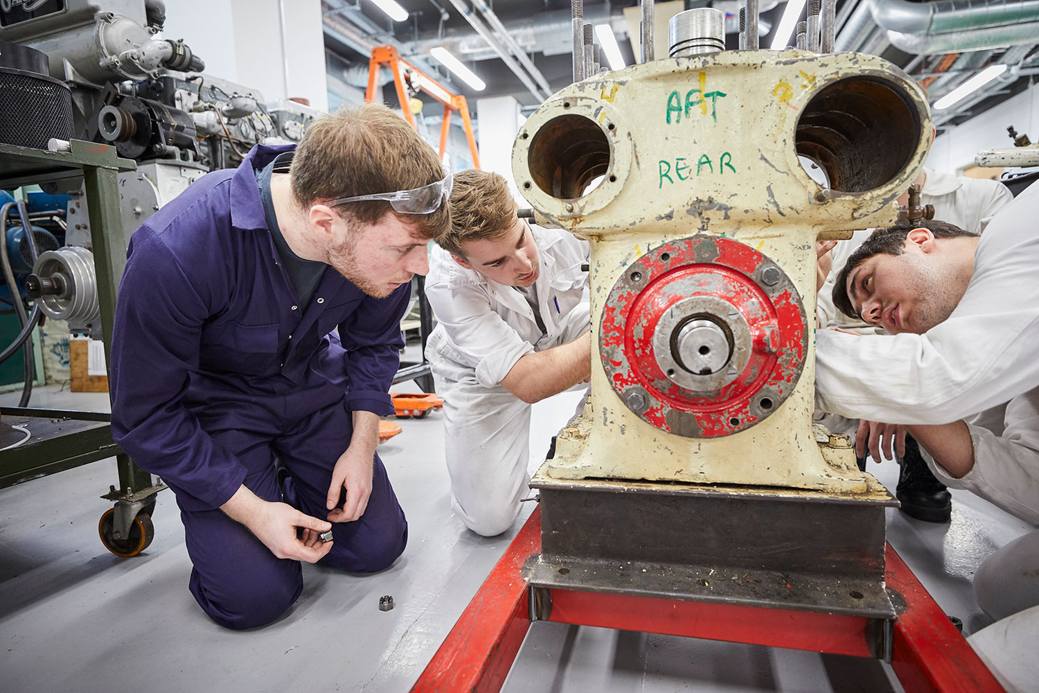 Marine engineering workshops