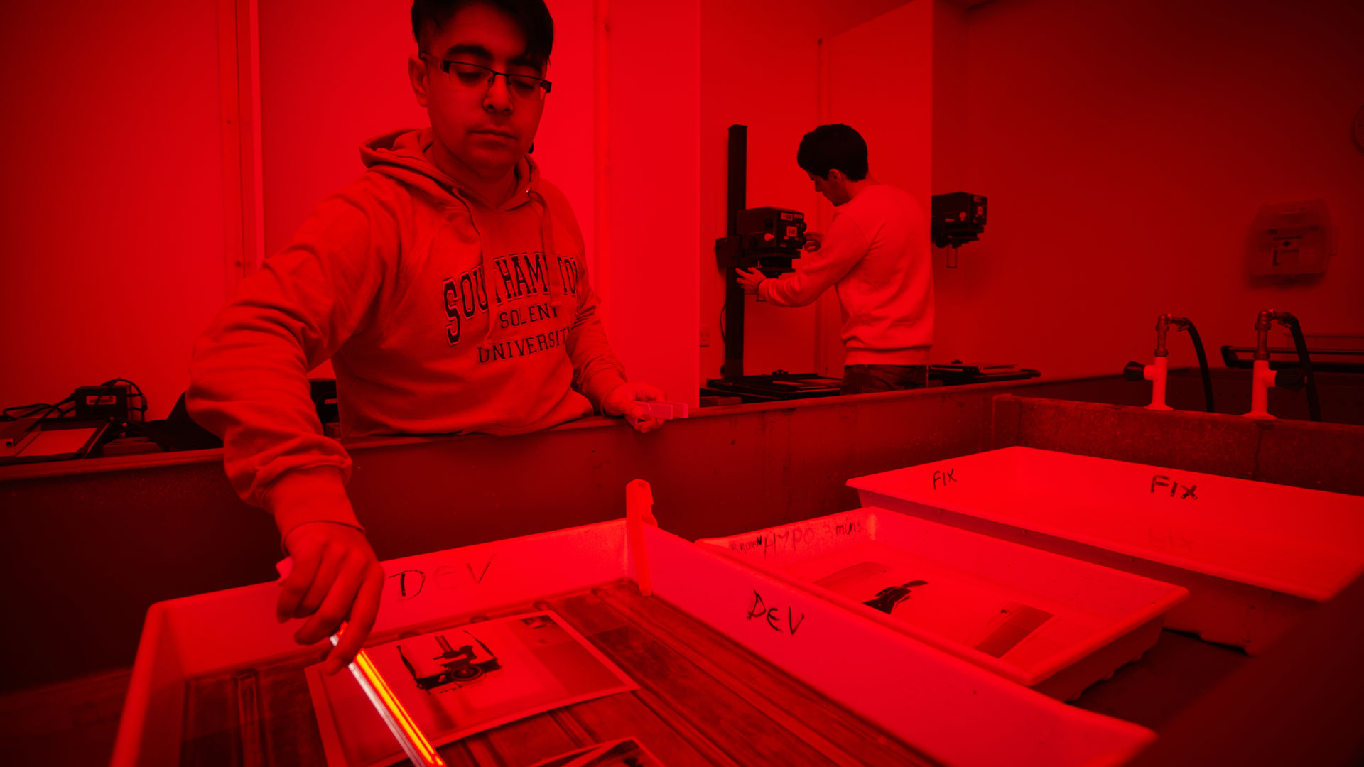 Dark room photography