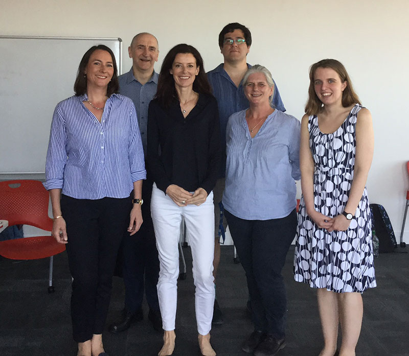 The Effective Crew Project team (l-r): Karen Passman, Chris Wincott, Kate Pike, Richard Neale, Nickie Butt, Emma Broadhurst