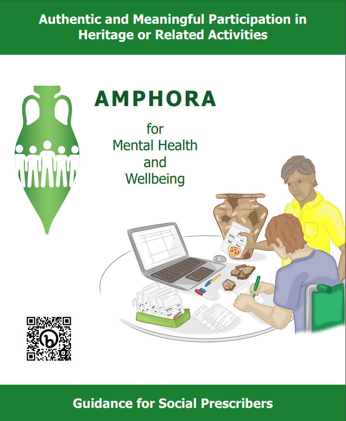 Front cover of the amphora social prescribers toolkit