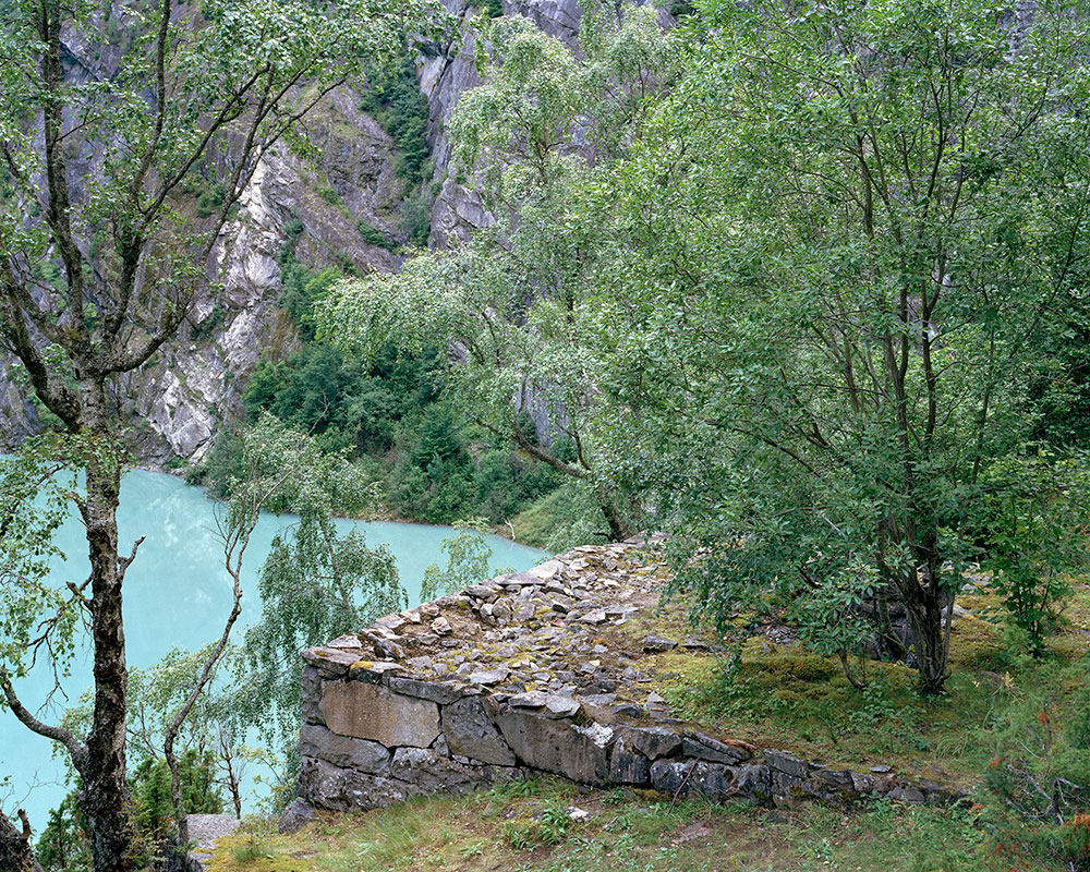 the ruins of Ludwig Wittgenstein’s house overlooking Lake Eidsvatnet in Skjolden on the west coast of Norway - credit Guy Moreton