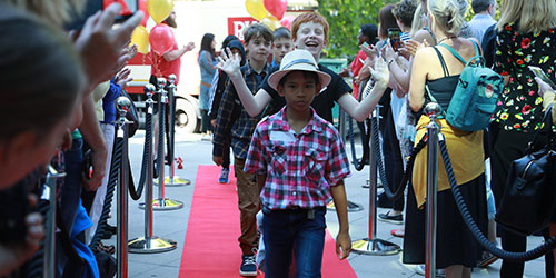 Mini Movie Makers on the red carpet