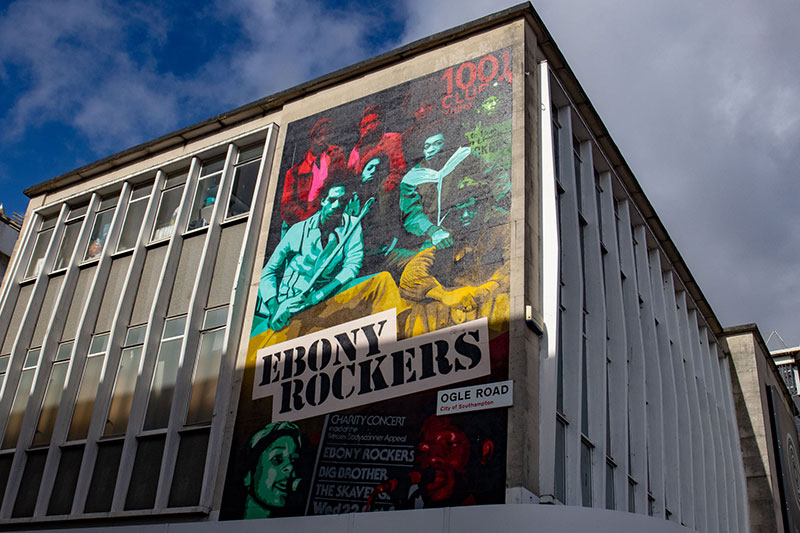The Ebony Rockers mural